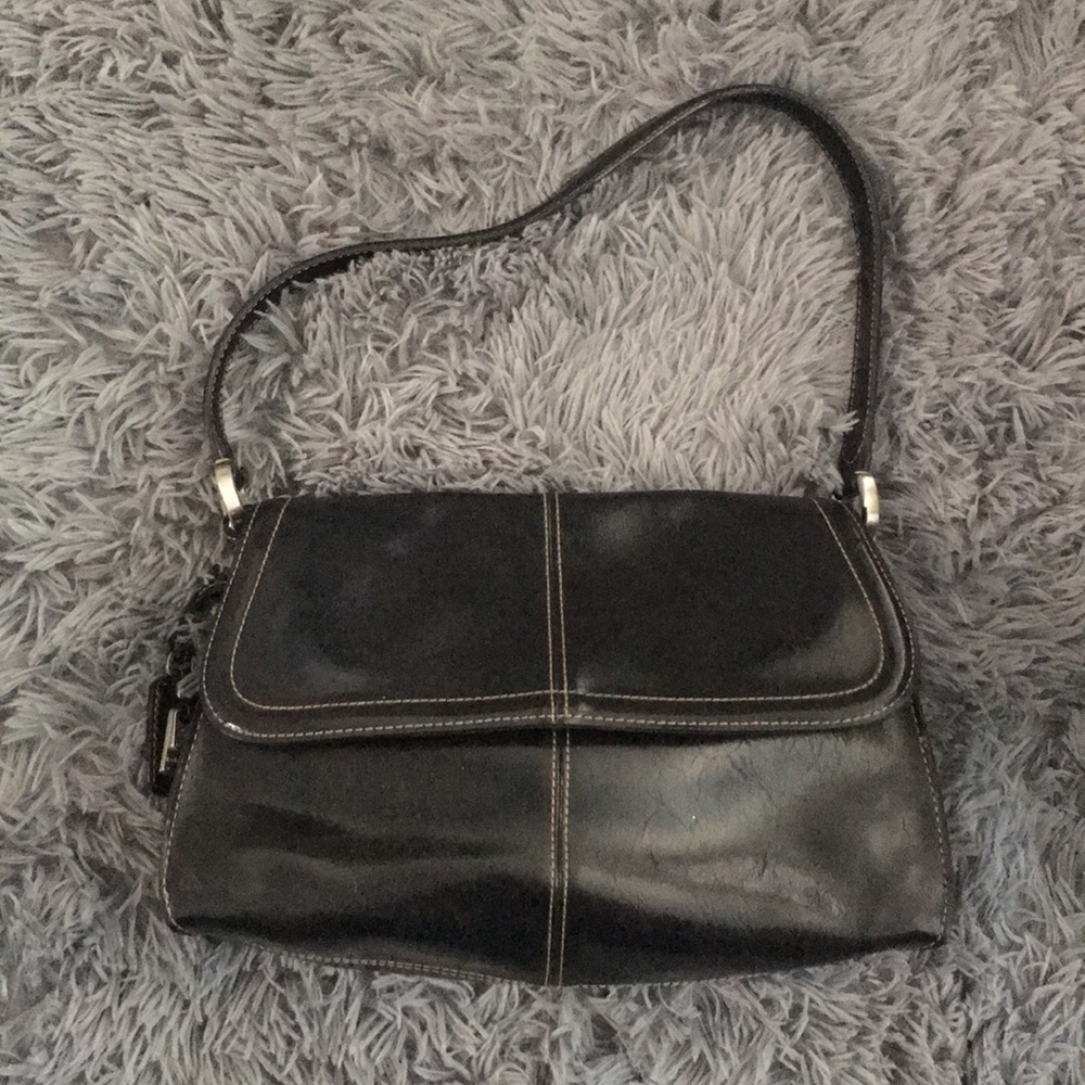 Vintage Liz Claiborne Black Shoulder Bag